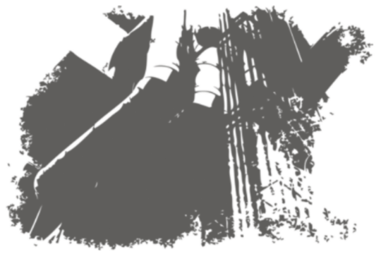 Abstract dark grey textured brush stroke overlay with irregular edges and subtle linear patterns evoking raw artistic expression and creative design elements transparent background