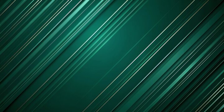 Abstract diagonal lines and grid pattern in deep green creating a futuristic and dynamic background - Powered by Adobe