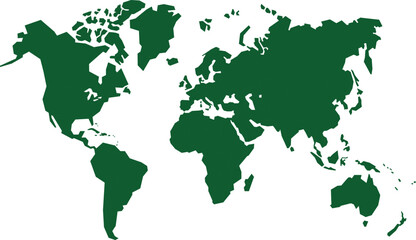 Global Map Vector for Business and Education