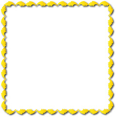 Gold Frame – Elegant gold  Border on a transparent background. PNG, 300 DPI