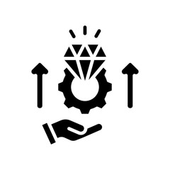 Value Creation glyph icon