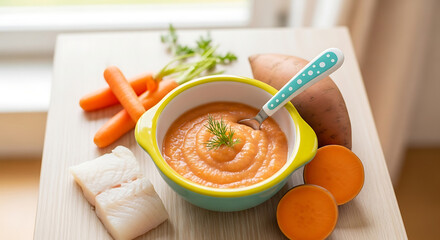 Creative Baby Food Purees from Fresh Chicken

