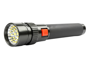Powerful LED Flashlight Bright Illumination for Any Adventure isolated on transparent background