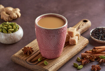 KARAK TEA WITH  SPICES 