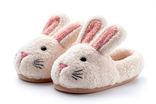 Cute Bunny Slippers for Children Comfort