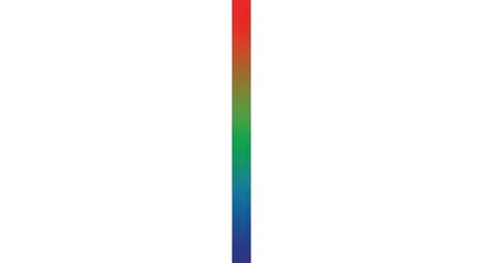 Gradient Color Bar on White Background, Abstract Design.