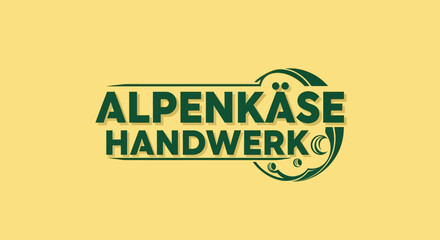 Alpenkaese Handwerk logo for traditional German alpine cheese craftsmanship.