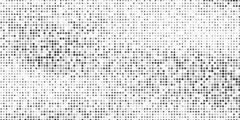 Abstract halftone gradient texture. Vanishing polka dot background. Repeating dots simple