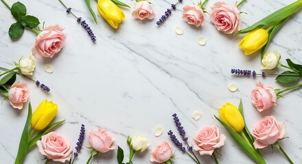 Floral Frame of Spring