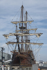 Square rigged Spanish galleon