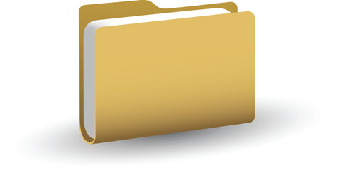 vector illustration of folder