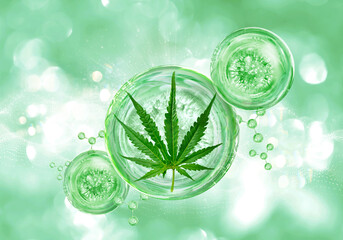 cannabis molecule ,essential cbd oil 