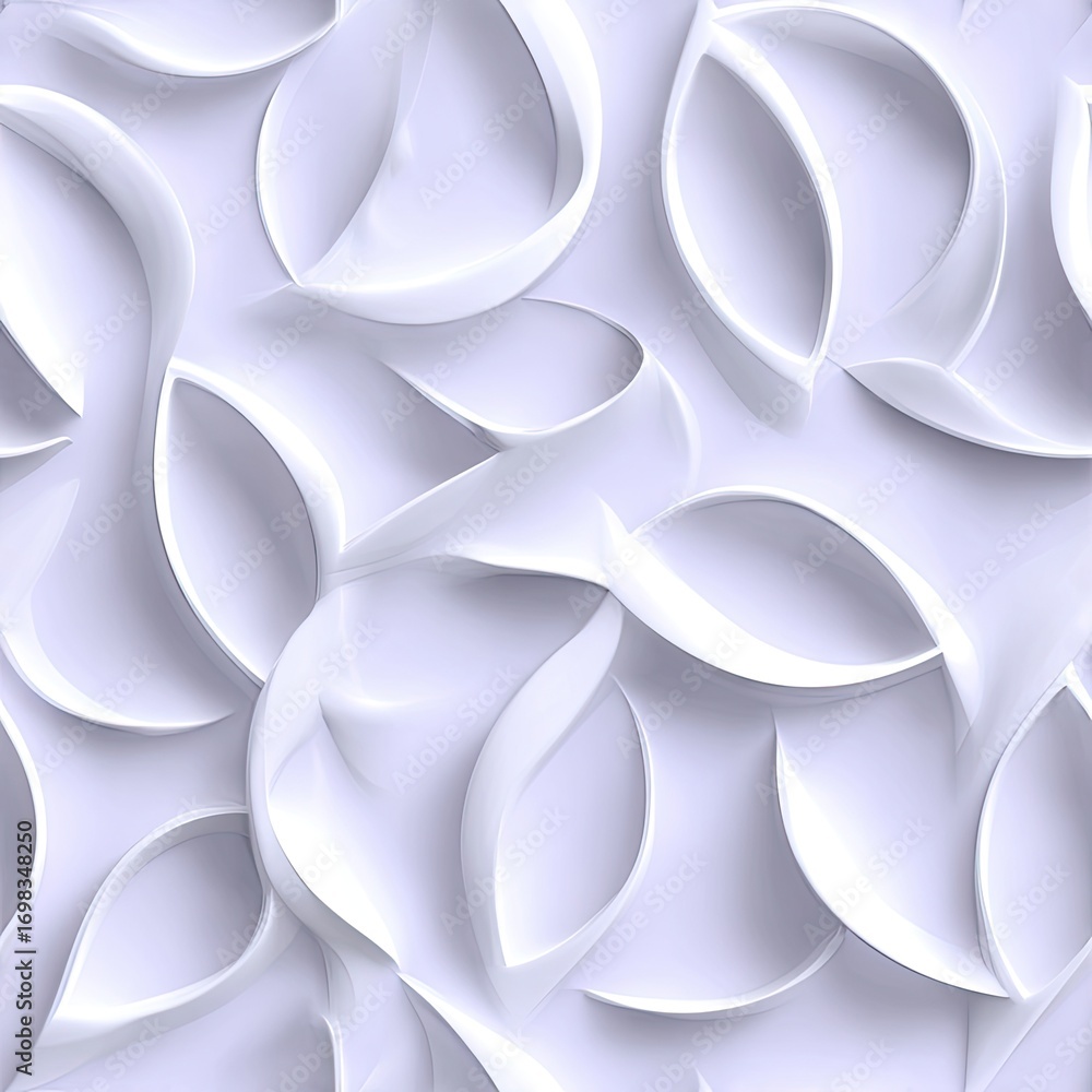 Poster symmetrical 3d wallpaper features an elegant swirling pattern, enhancing any space with modern artis