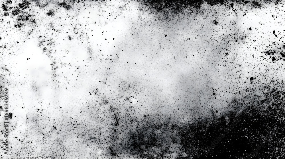 Aufkleber a textured abstract background featuring a blend of black and white splashes, creating a moody and a