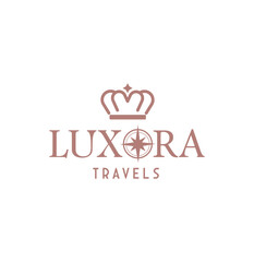 Luxury Travel Agency logo vector ai