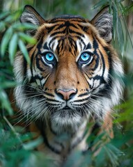 Majestic Tiger. Beautiful Tiger Portrait. Generative Ai