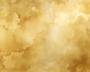 Fototapeta premium Abstract watercolor painting featuring a blend of warm yellow and brown tones