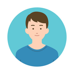 男性の正面イラスト
