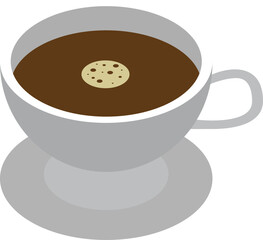 vector illustration of coffee cup