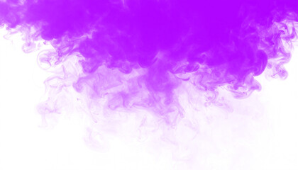 Horror PNG of purple smoke floating along the top edge with soft motion, ideal for spooky, mystical, fantasy, or creative designs, overlays, and transparent digital artwork projects