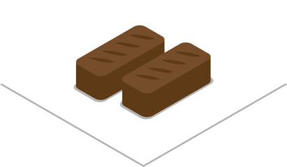 vector illustration of chocolate