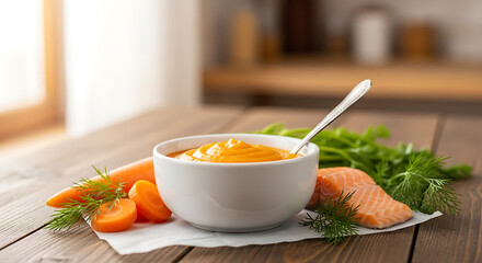 Creative Baby Food Purees from Fresh Seafood

