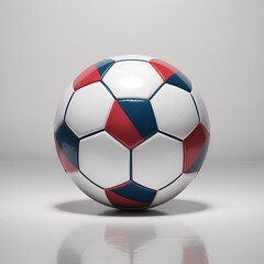 Fototapeta premium Soccer ball isolated on white surface ready for the game