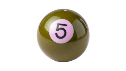 pool ball number 5	