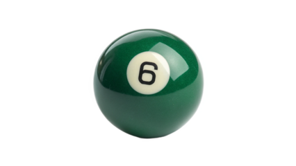 pool ball isolated on removed background	
