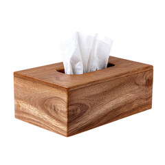 Wooden Tissue Box png