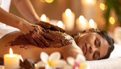 Masaż gorącą czekoladą w spa