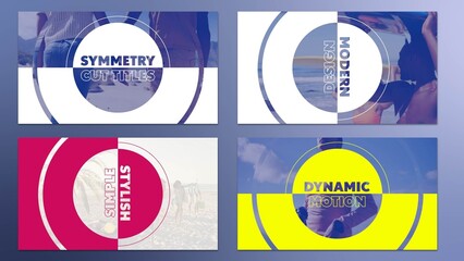 Symmetry Cut Titles