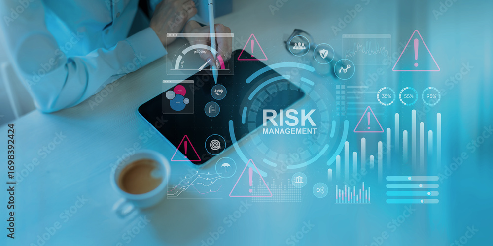 Poster risk management and data-driven decision making in financial systems.