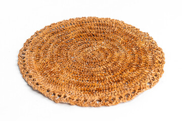 Handmade Woven Plate and Cup Coasters – Natural Fiber Mats for Rustic Table Protection – Colombian Artisan Home Decor