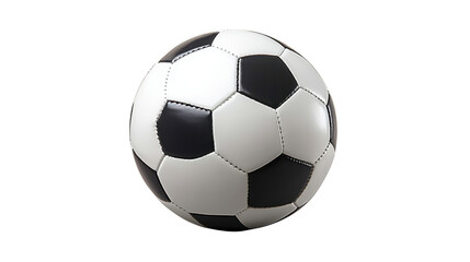 Soccer ball isolated on transparent background
