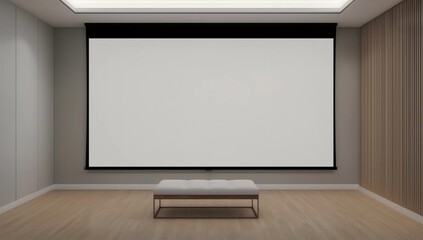 Modern exhibition hall with blank copyspace