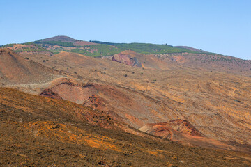 Volcanic landscape near Orchilla lighthouse on the southwest coast of the El Hierro island, Canary Archipelago, Spain, Europe	
