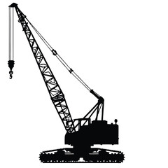 Silhouette Tower Crane