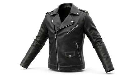Naklejka premium black leather jacket