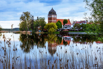 Fototapeta premium kościół ewangelicki w Pasymiu, Mazury, Polska