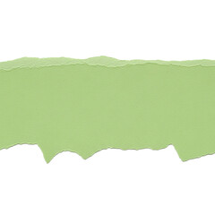 Ripped Green Paper Texture Edge Effect Abstract Background Craft Material Scrapbook Element on transparent background