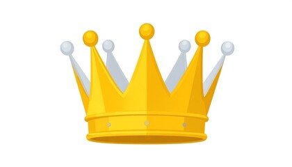 Cartoon golden crown