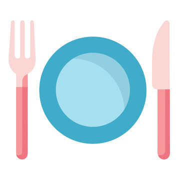 plate with cutlery