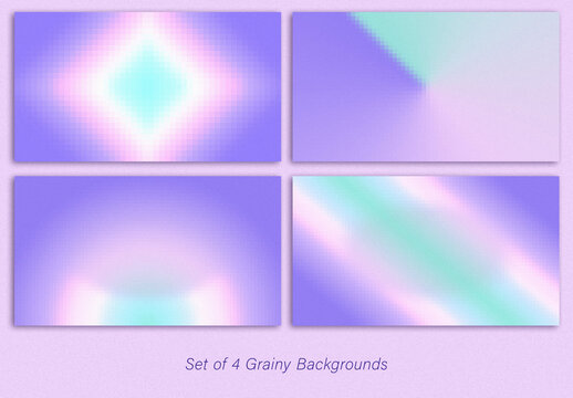 Pixelated Grainy Backgrounds