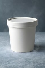White Food Cup