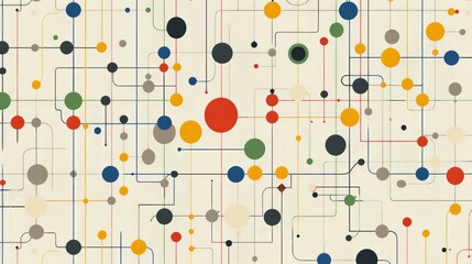 The abstract background, minimalistic style, technology line