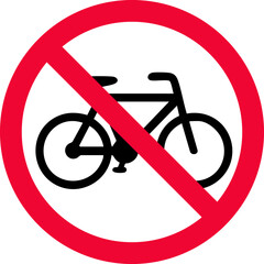no bicycle