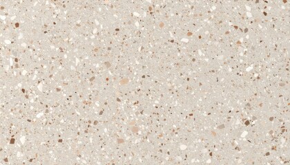 Beige Terrazzo Tile Texture with Micro Flecks