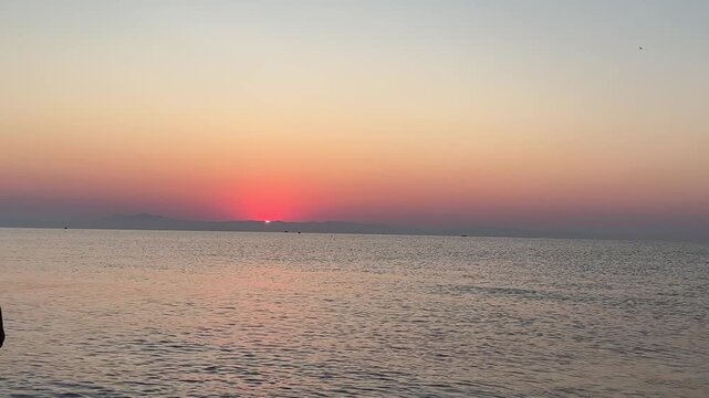 Dawn by the sea