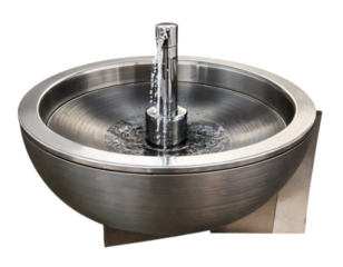 Modern Elkay Wall-Mounted Water Fountain Isolated on Transparent Background PNG